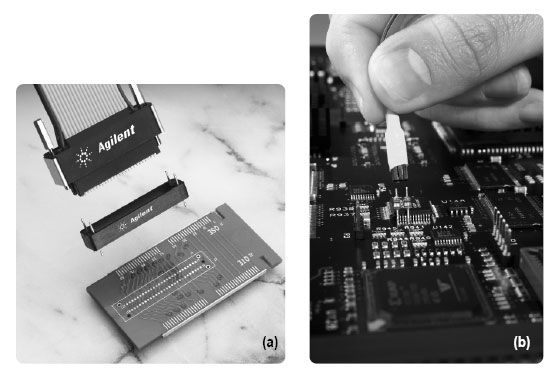 圖1. 這些照片對&ldquo;設(shè)計中包括連接&rdquo;的探頭和&ldquo;事后連接&rdquo;的探頭進行比較。