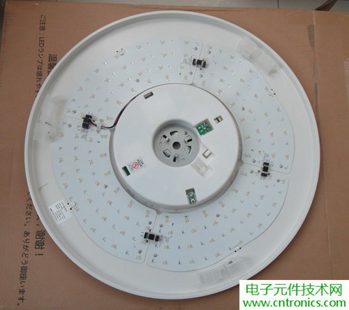 高端大氣上檔次！智能遙控調光LED吸頂燈拆解