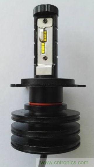 采用2016-LEDs 制造的汽車(chē)前大燈燈泡。