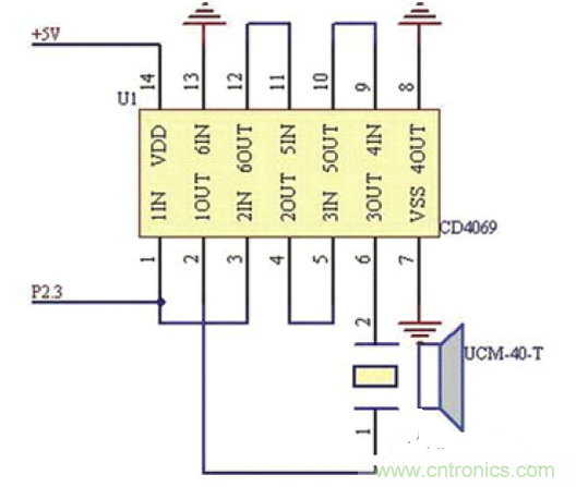 倒車雷達超聲波發送模塊