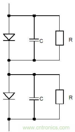二極管串聯請注意均壓，并聯請注意均流！