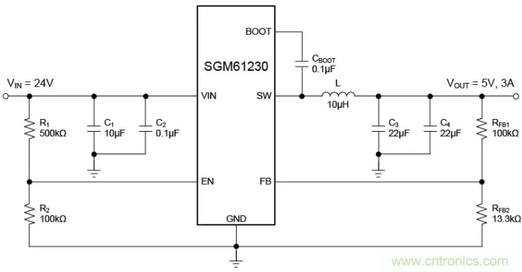 圣邦微電子同步降壓轉換器SGM61230，為抗擊極限過載而生