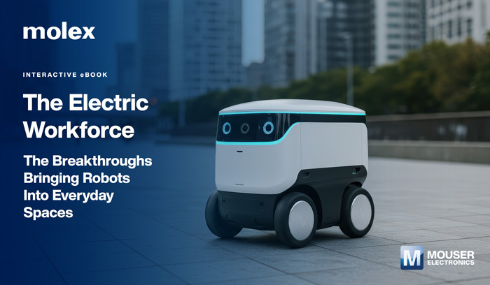 揭秘未來勞動力：貿澤與Molex新電子書解析機器人技術變革