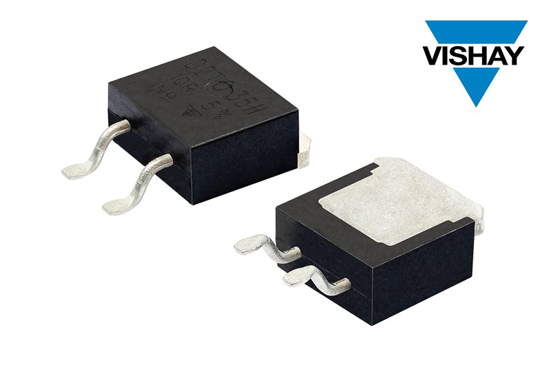 Vishay推出采用TO-263封裝新款SMD厚膜功率電阻增強瞬態脈沖保護能力
